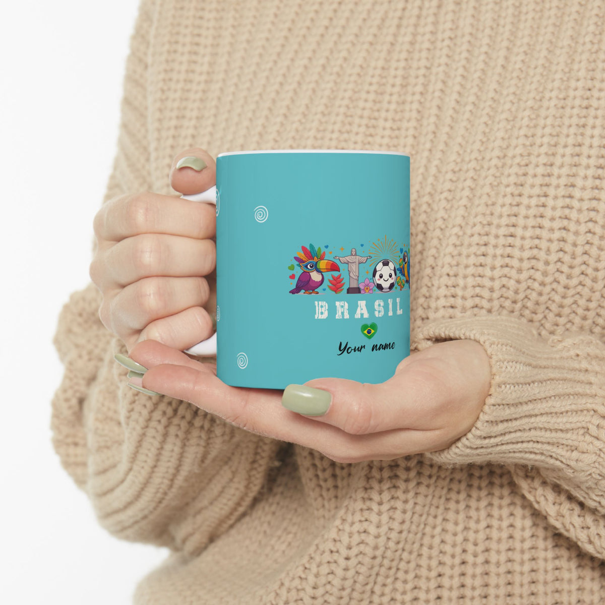 Taza de Cerámica Personalizada Blanca – 11oz y 15oz