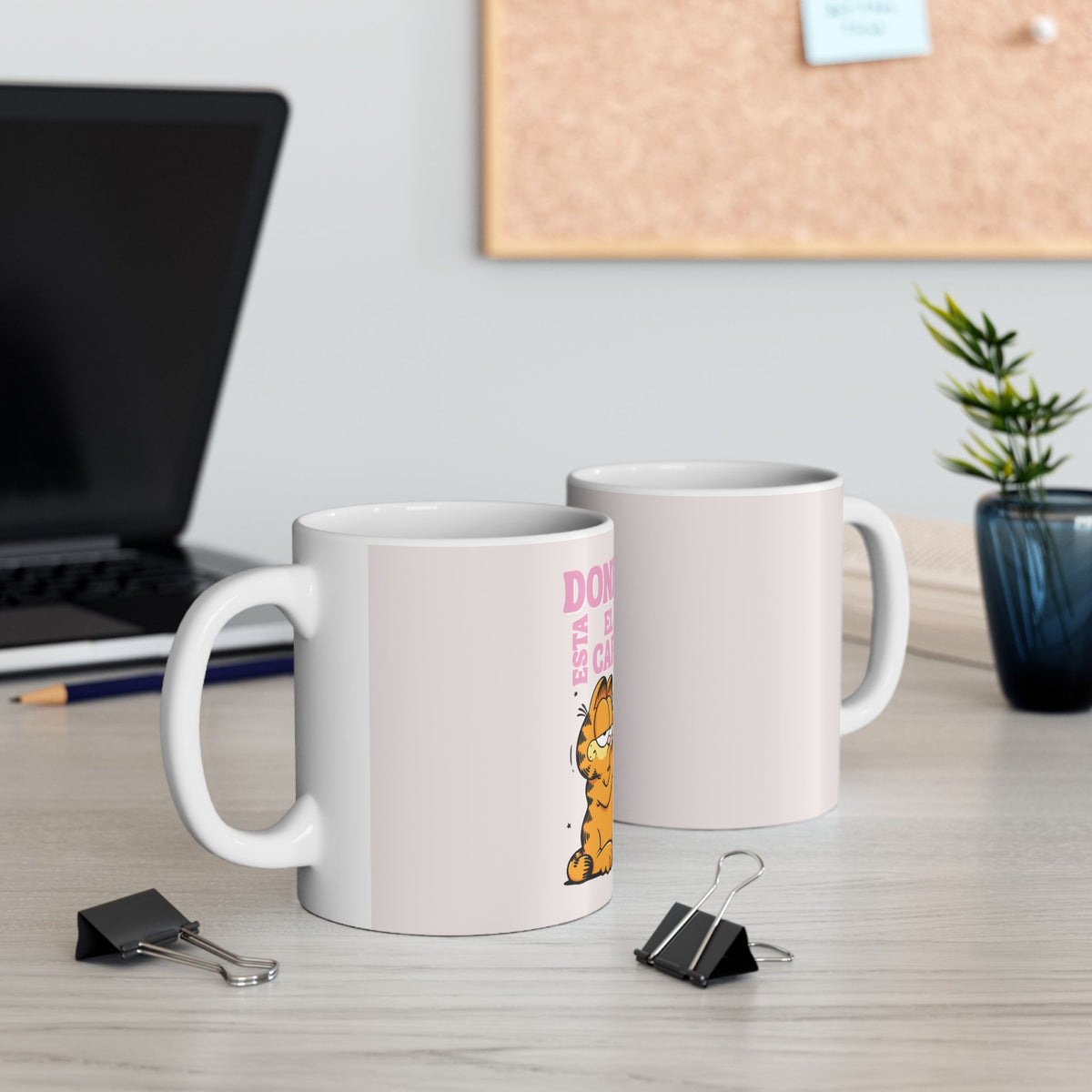 TAZA DE CAFÉ PERSONALIZADA GARFIELD Ceramic Mug, (11oz, 15oz)