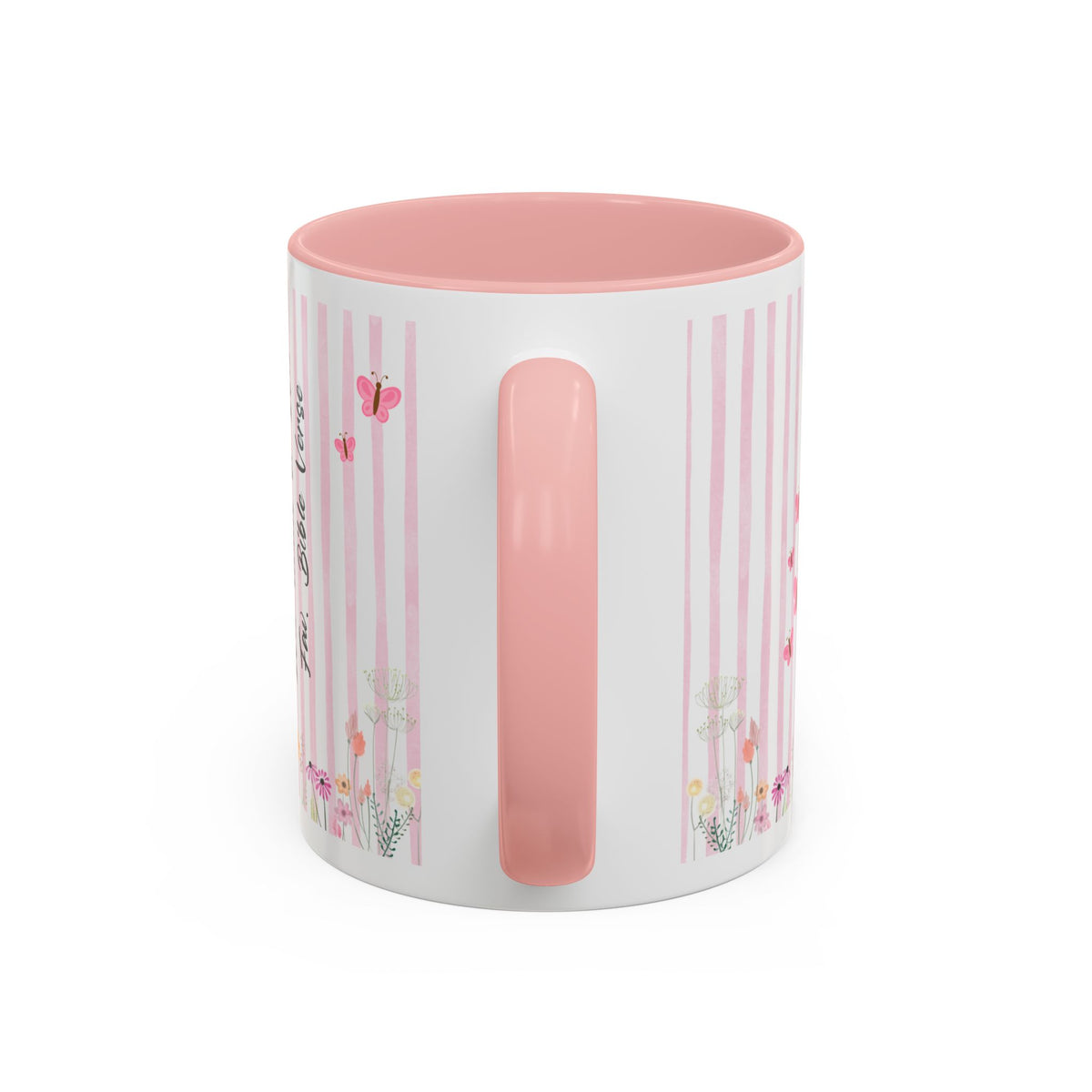 TAZA "FE EN CADA SORBO" - 2 COLORES | PERSONALIZA TU NOMBRE Accent Coffee Mug (11, 15oz)