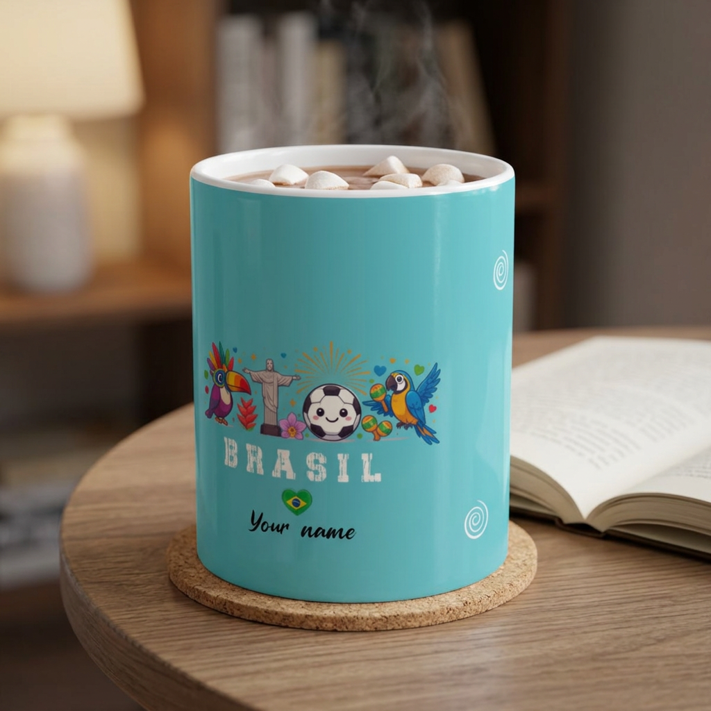 Taza de Cerámica Personalizada Blanca – 11oz y 15oz