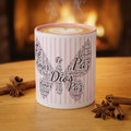 TAZA "FE EN CADA SORBO" - 2 COLORES | PERSONALIZA TU NOMBRE Accent Coffee Mug (11, 15oz)