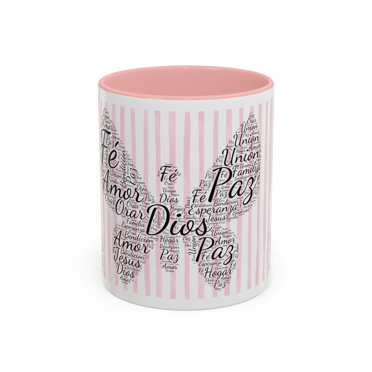 TAZA "FE EN CADA SORBO" - 2 COLORES | PERSONALIZA TU NOMBRE Accent Coffee Mug (11, 15oz)