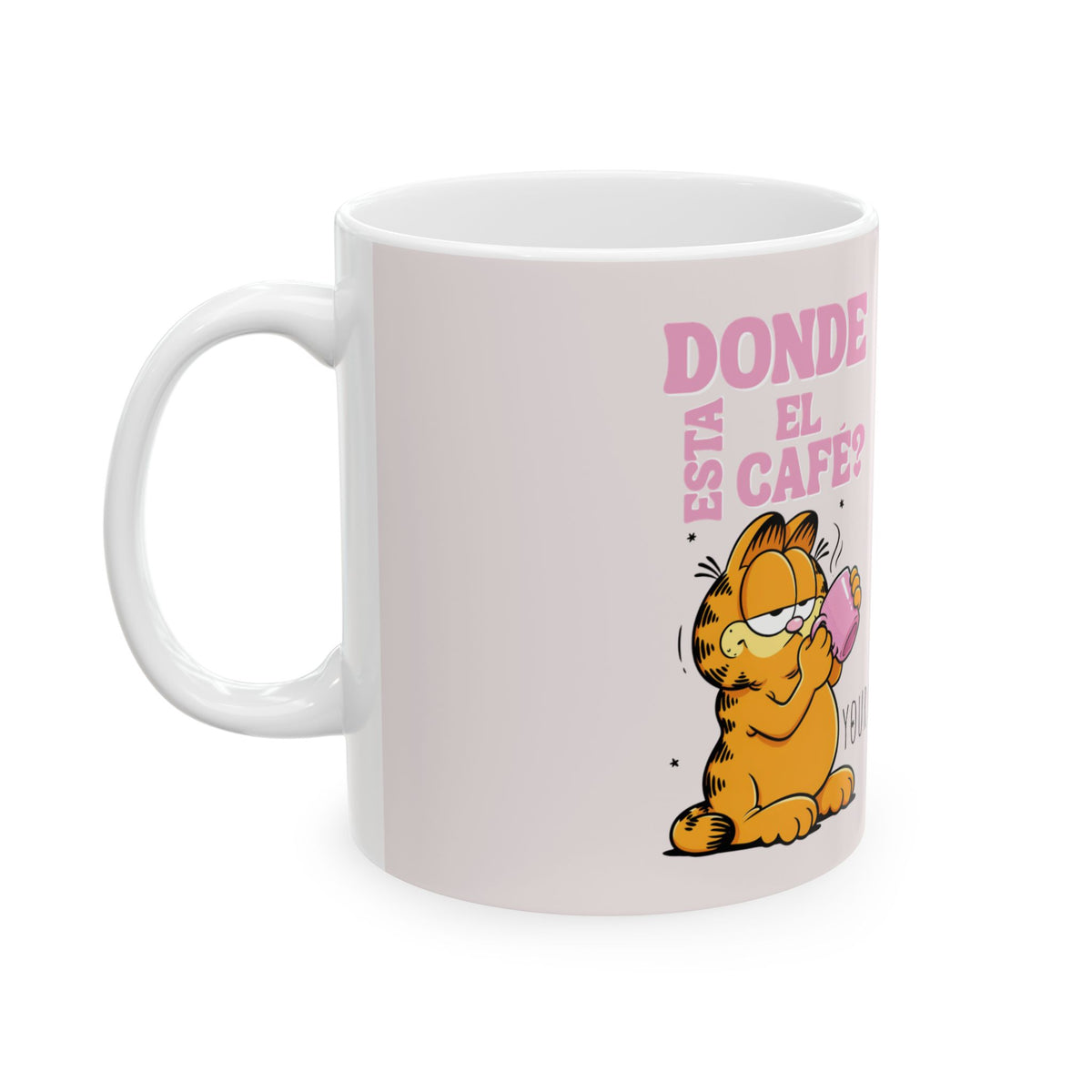 TAZA DE CAFÉ PERSONALIZADA GARFIELD Ceramic Mug, (11oz, 15oz)