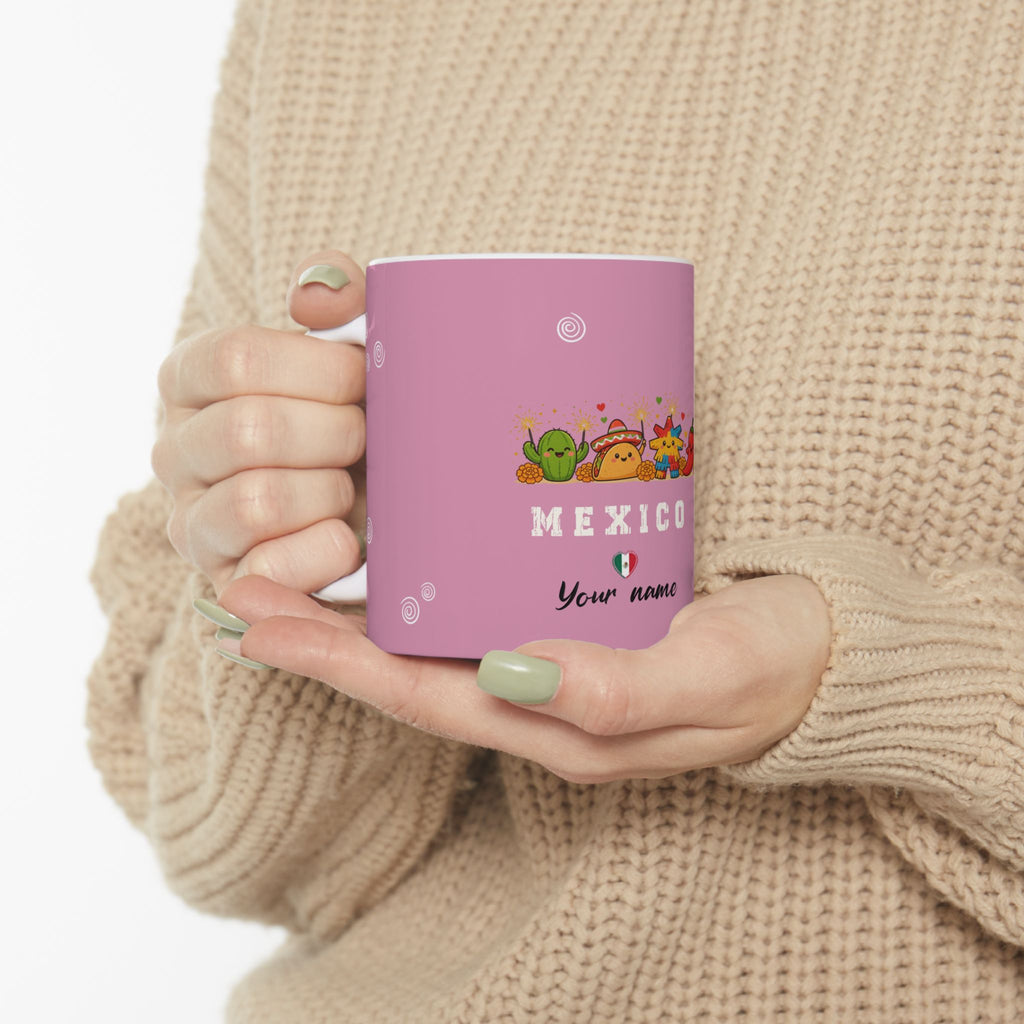 Mexico Taza Personalizada Ceramic Mug, (11oz, 15oz)