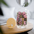 COLD  COFFE LOVER MONEY Sipper Glass, 16oz