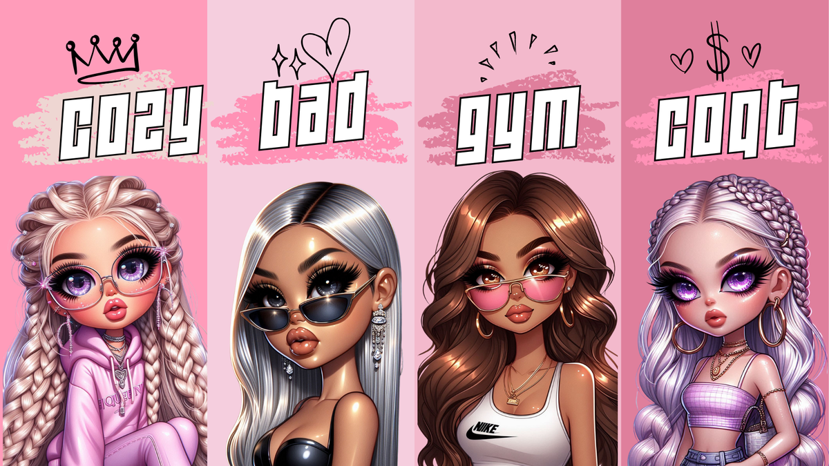 Plantilla Motion Chicas Baby Models – Template Animado Canva, 6 Páginas
