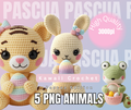 Pascua Crochet Sticker Pack 5PNG